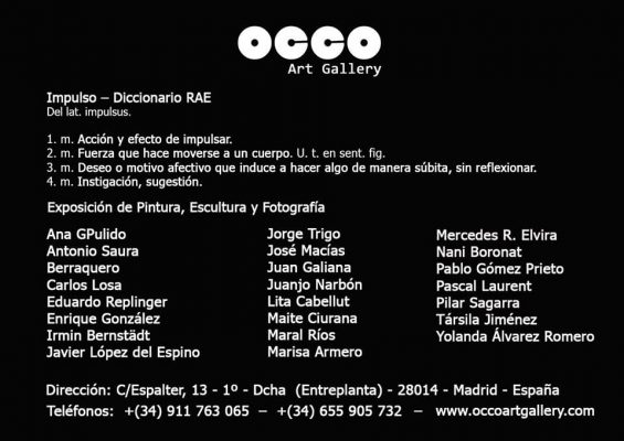 Flyer OCCO Art Gallery Mar