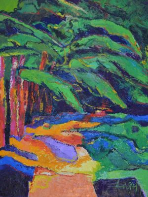 Laurent-Pascal-artiste-peintre-2016 Jardin tropical II